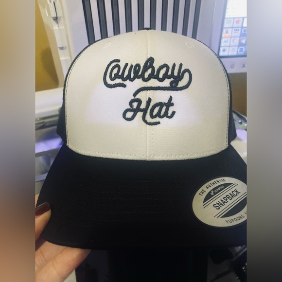 Accessories - cowboy trucker snap back hat cap